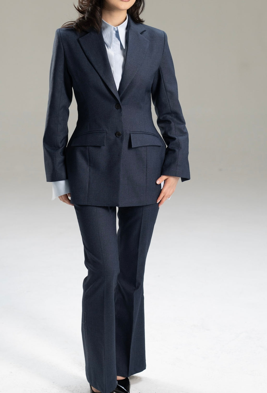 Fitted Blazer and Flared pants