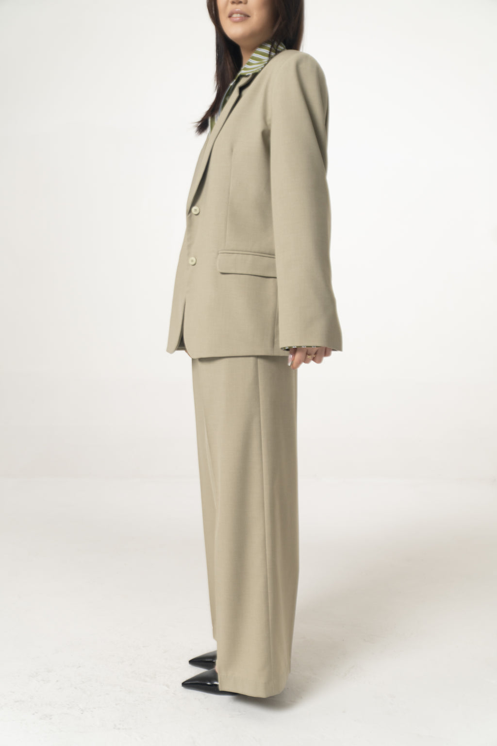 Over Blazer and Wide leg