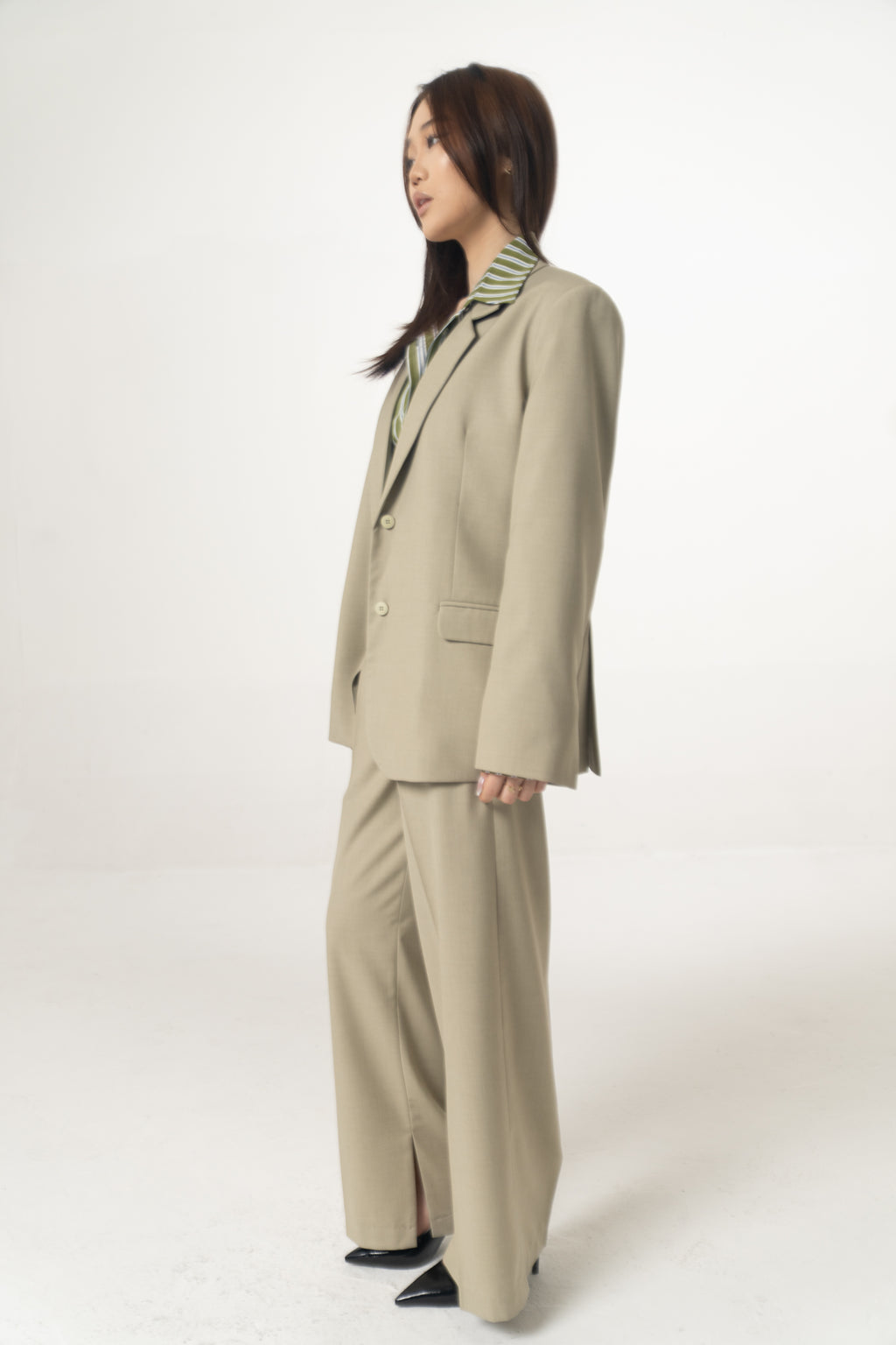 Over Blazer and Wide leg