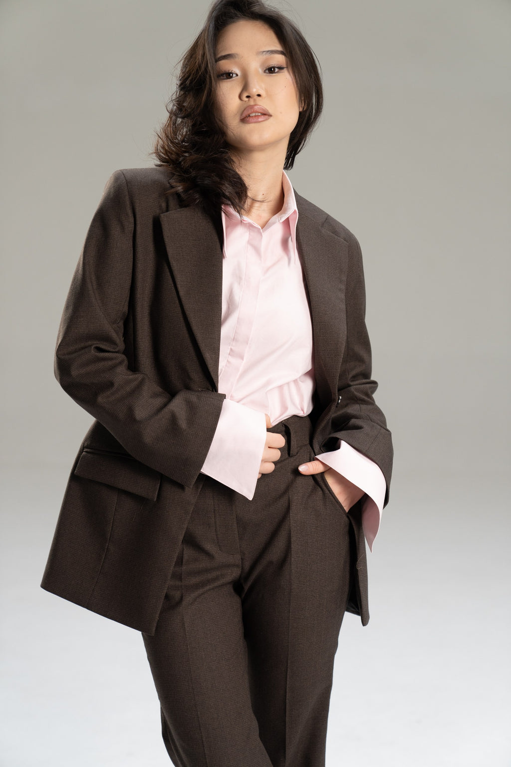 Fitted Blazer and Straight pants