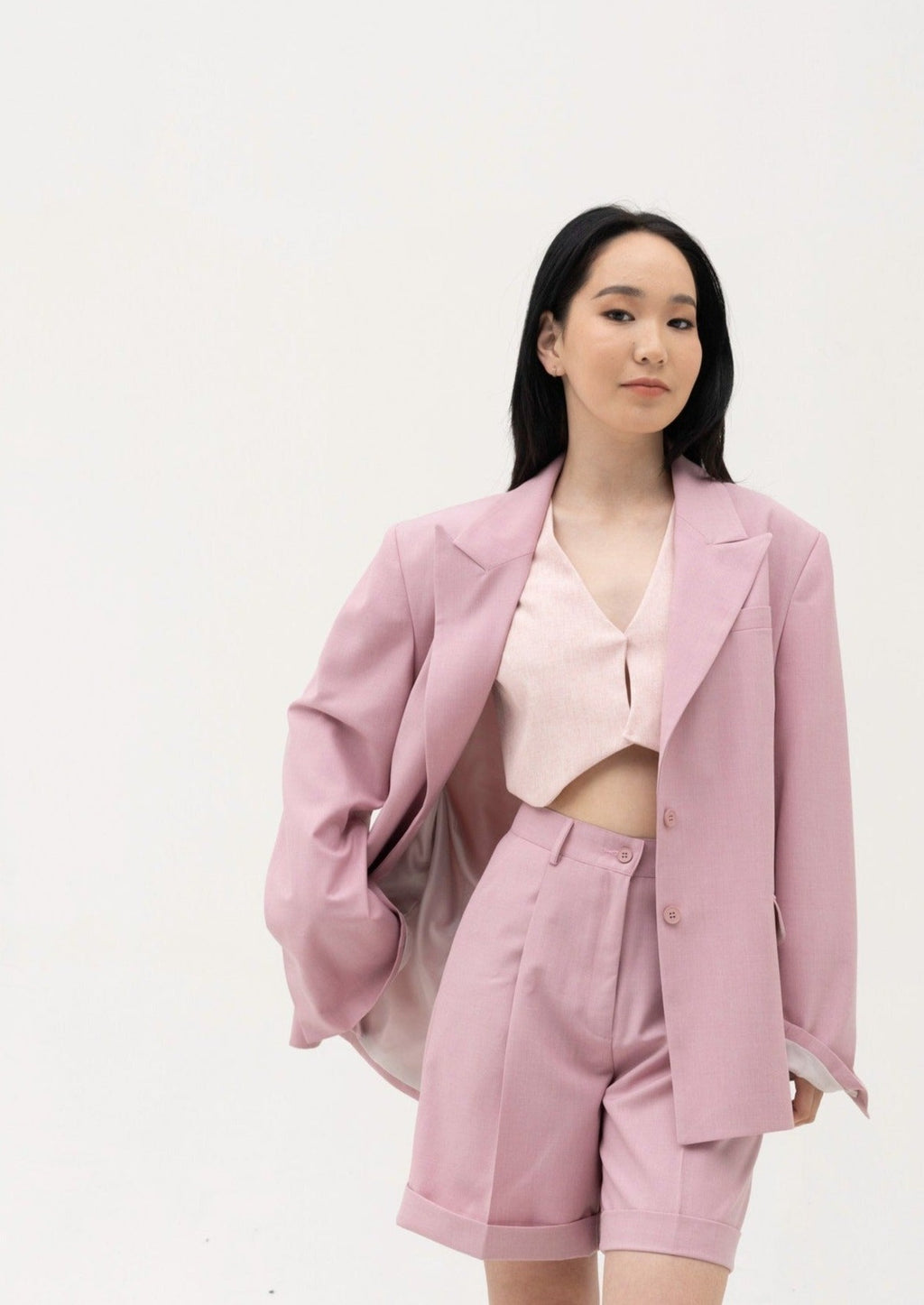 Oversized Blazer and Shorts