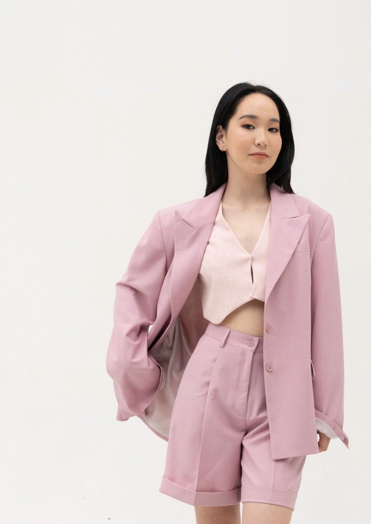 Oversized Blazer and Shorts