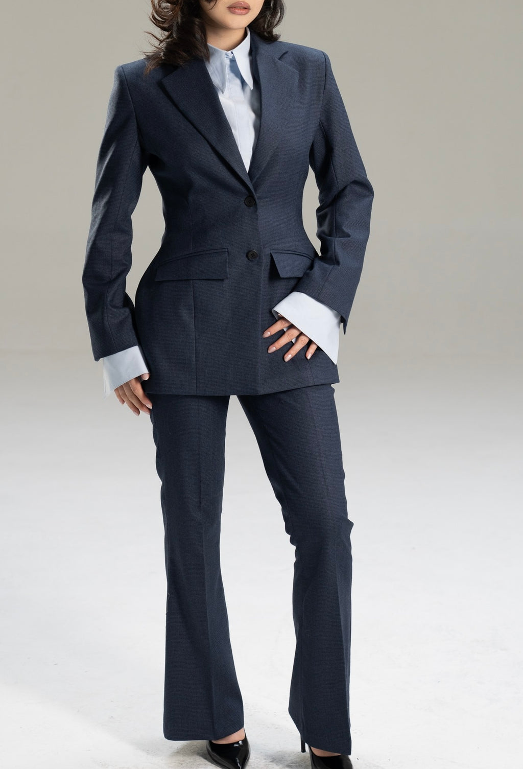 Fitted Blazer and Flared pants