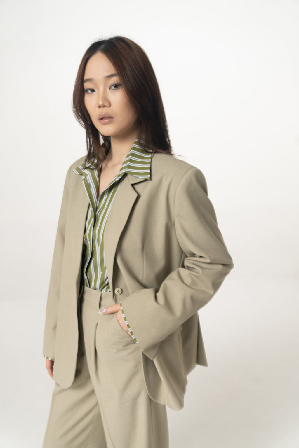 Over Blazer and Wide leg