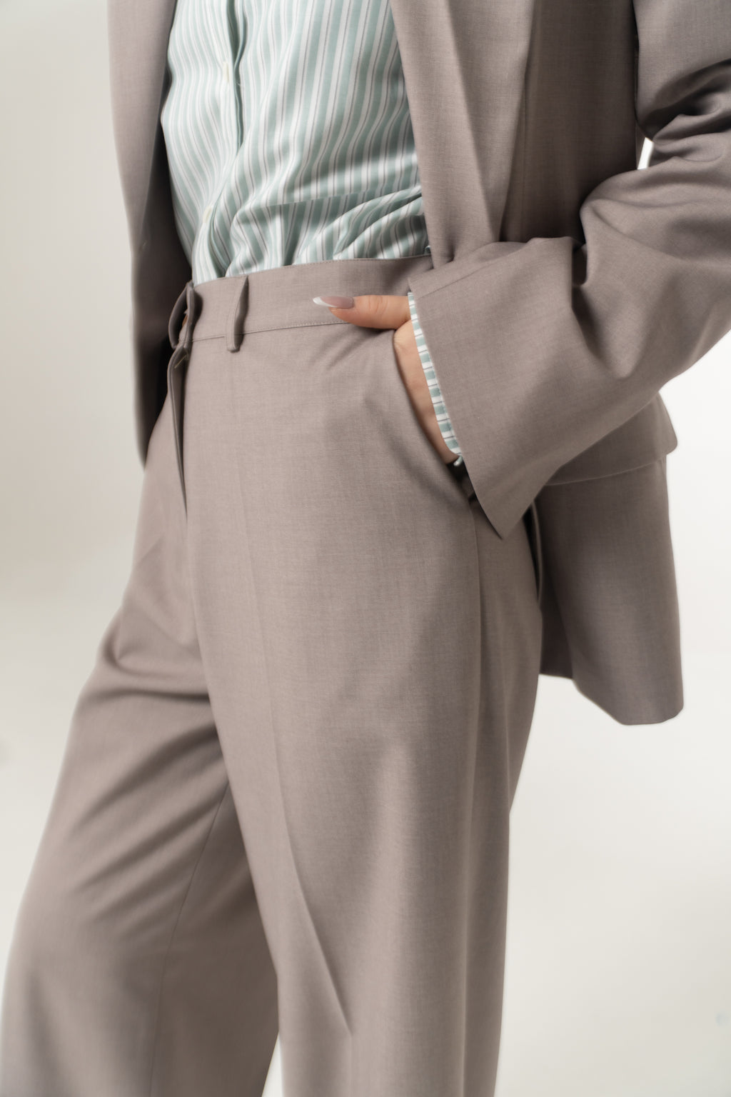 Over Blazer and Wide leg