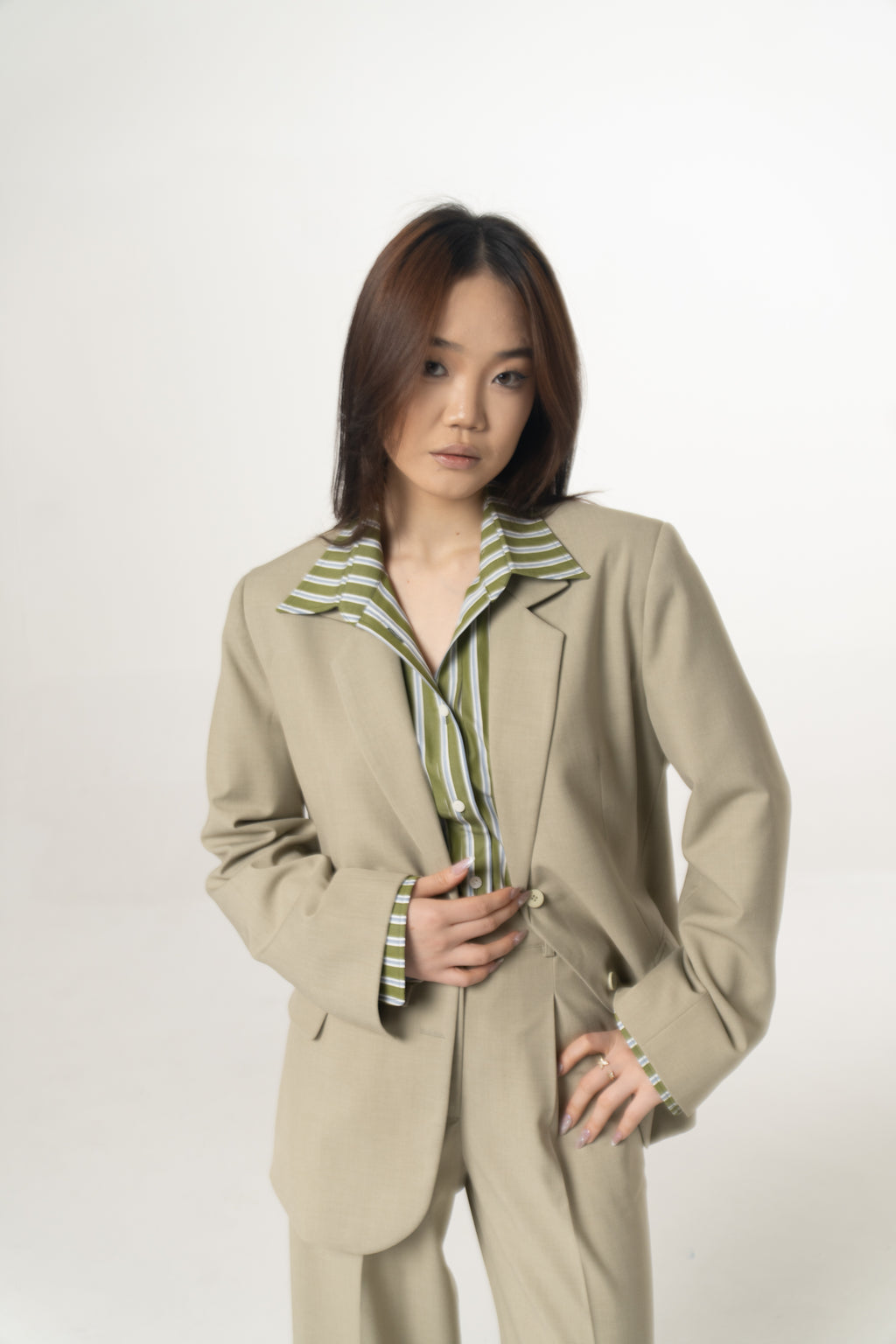 Over Blazer and Wide leg