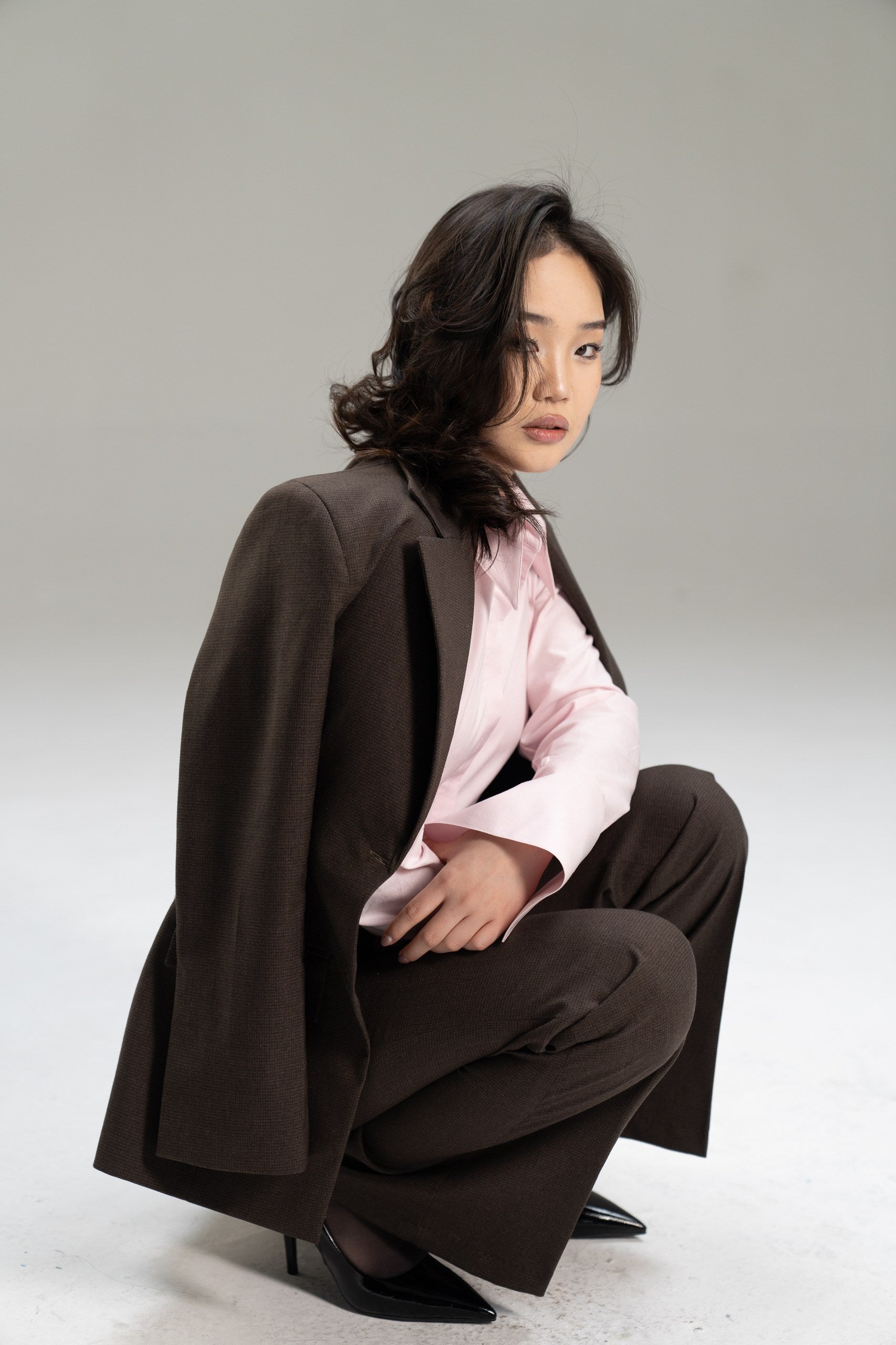 Fitted Blazer and Straight pants